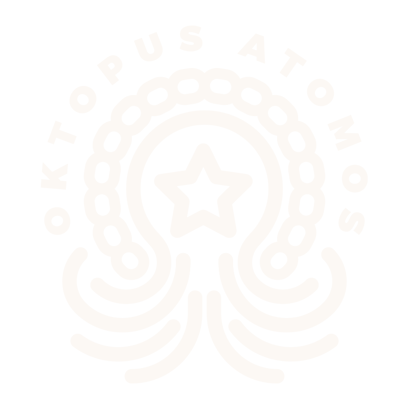 Oktopus Atomos logo – design by Work and Dam