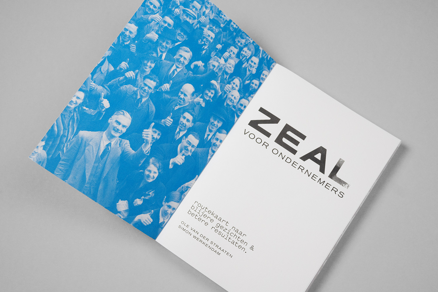 Photo of ZEAL management book | design by Sebastiaan Werkendam